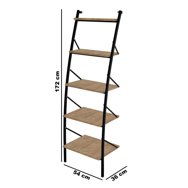 Metal Kitaplık Raf Dekoratif Dolap 5307-4