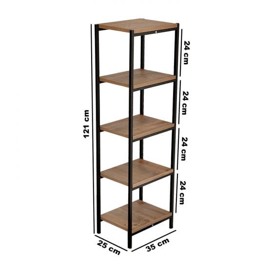 Kitaplık 5 Katlı Çok Amaçlı Dolap Raf 5248 Kitaplık 5 Katlı Çok Amaçlı Dolap Raf 5248 - Görsel 3