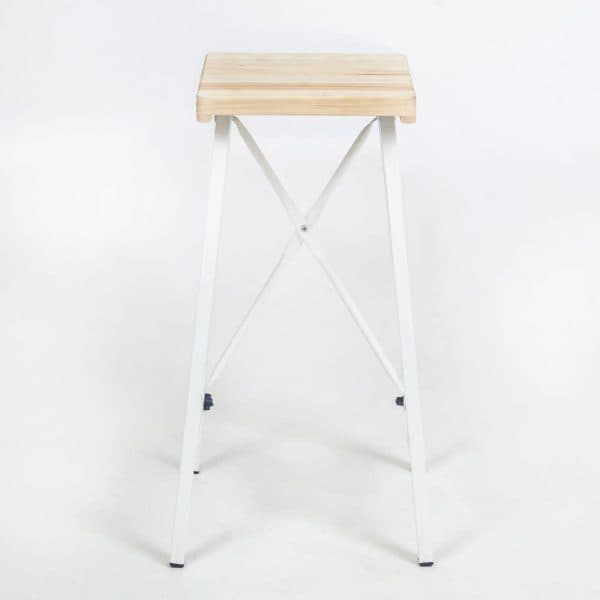 Beyaz Bar Sandalyesi Bar Taburesi 5072 Beyaz Bar Sandalyesi Bar Taburesi 5072 - Görsel 2