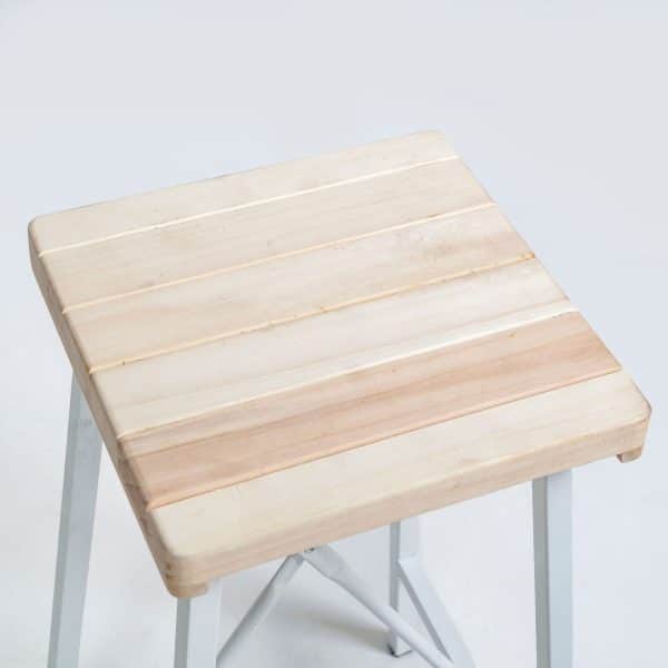 Beyaz Bar Sandalyesi Bar Taburesi 5072