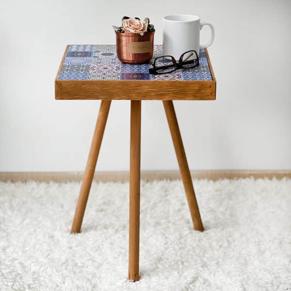 Ahşap Desenli Yan Sehpa 5211