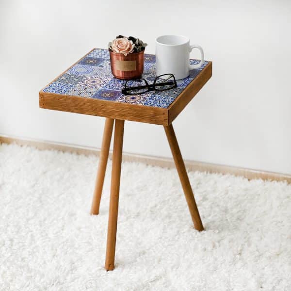 Ahşap Desenli Yan Sehpa 5211