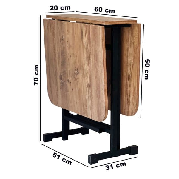 Katlanır Mutfak Masa Sandalye Takımı 5228 Katlanır Mutfak Masa Sandalye Takımı 5228 - Görsel 6