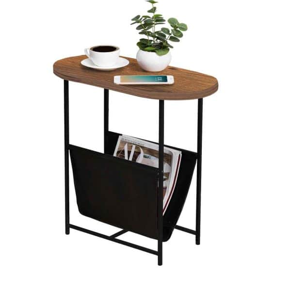 Çantalı Dekoratif Koltuk Sehpası Yan Sehpa 5168