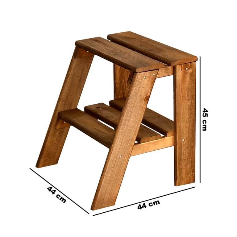 Ahşap Basamak Merdiven Tabure 6032