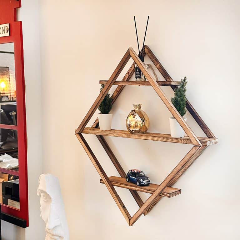 Ahşap Duvar Rafı Dekoratif Raf 5114