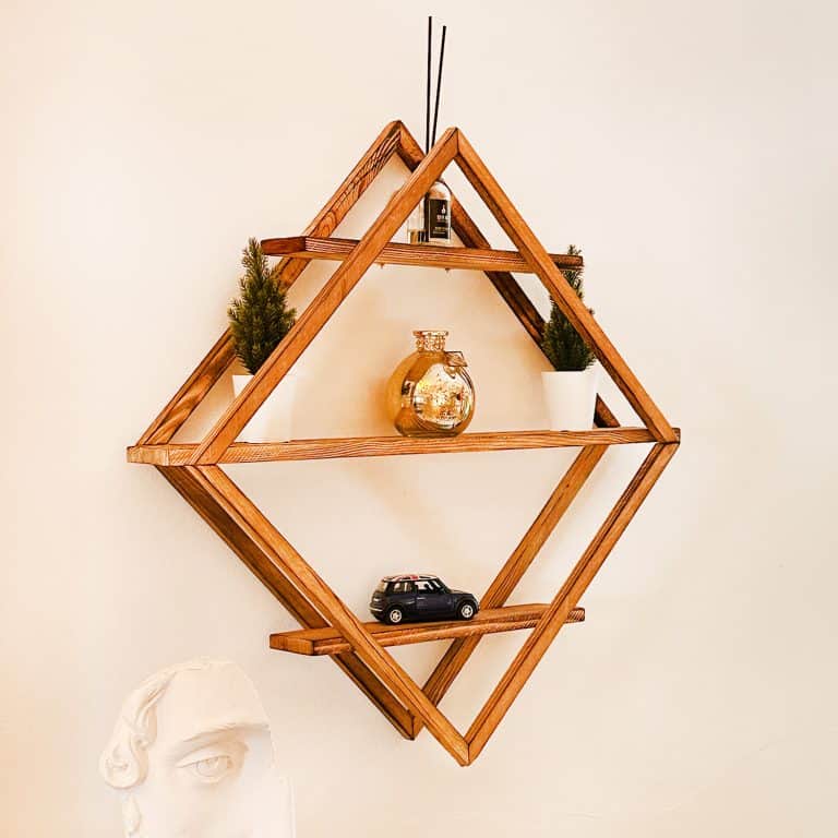 Ahşap Duvar Rafı Dekoratif Raf 5114